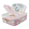 Ланч-бокс с отсеком для столовых приборов Stor Unicorn Rainbow (6,7 x 16,5 x 19,5 cm)