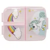 Ланч-бокс с отсеком для столовых приборов Stor Unicorn Rainbow (6,7 x 16,5 x 19,5 cm)