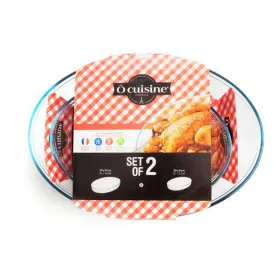 Krāsns trauku komplekts Ô Cuisine 334SA06 Caurspīdīgs Stikls