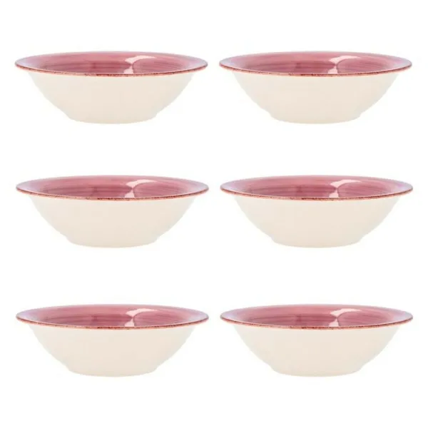 Snack Kulho Quid Vita Pinkki Keraminen 6 Kappaletta