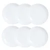 Plāksņu komplekts Luminarc Diwali 6 pcs Balts Stikls 19 cm