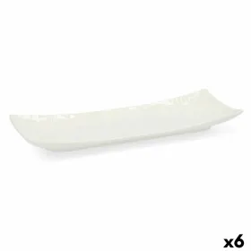 поднос для закусок Quid Select Белый Керамика 20,5 x 7,5 cm (6 штук) (Pack 6x)