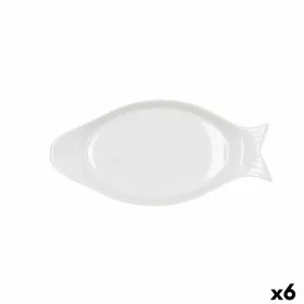 Поднос Quid Gastro Керамика Белый (32.5 x 15,5 x 2,5 cm) (Pack 6x)