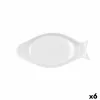 Поднос Quid Gastro Керамика Белый (32.5 x 15,5 x 2,5 cm) (Pack 6x)