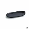 поднос для закусок Quid A'bordo Чёрный Пластик Ø 29 cm (12 штук) (Pack 12x)