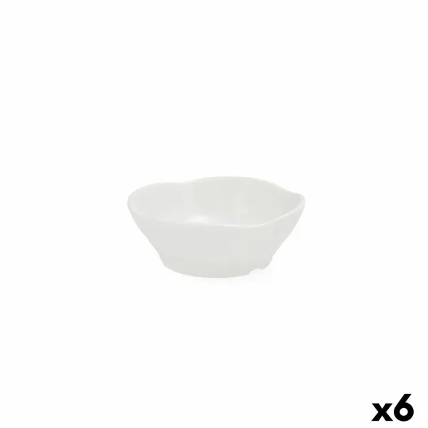 Kulho Quid Select Valkoinen Muovinen 12,5 x 12,5 x 4,5 cm (6 osaa)