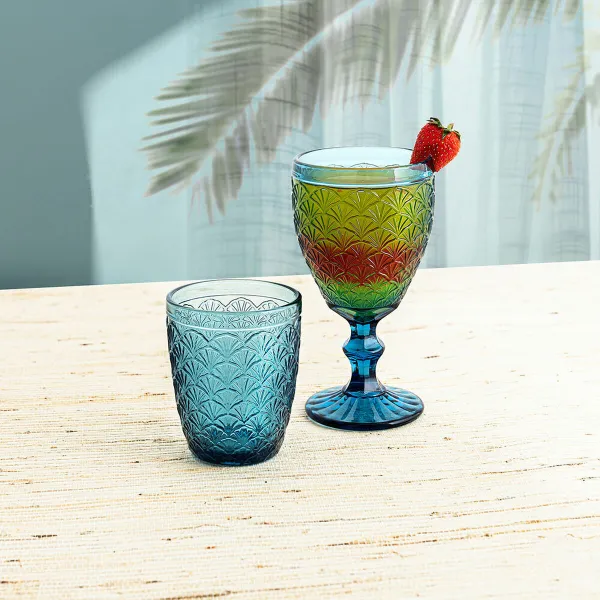 Stikls Bidasoa Blue Moon Zils Stikls 240 ml (6 gb.)