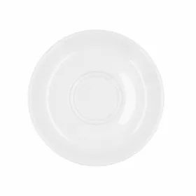 Plate Bidasoa Glacial White Ceramic Ø 15 cm (12 Units) (Pack 12x)