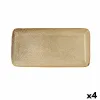 Serviravimo Lėkštė Bidasoa Ikonic Keramikinis Ruda (28 x 14 cm) (Pack 4x)