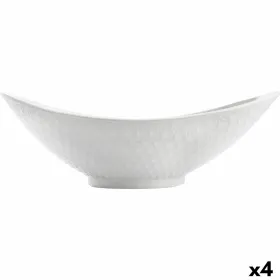 Vuoka Quid Gastro Valkoinen Keraminen 28,2 x 15,5 x 9 cm (4 osaa) (Pack 4x)