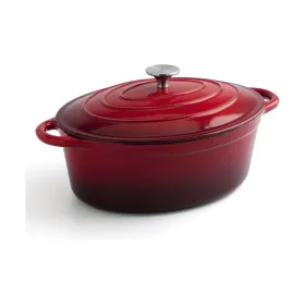 Кастрюля с крышкой Bidasoa Fierro Красный 4,3 L 30 x 23 cm Ø 30 cm