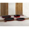 Teflona panna Bidasoa Fierro Čuguns Sarkans (26 cm)