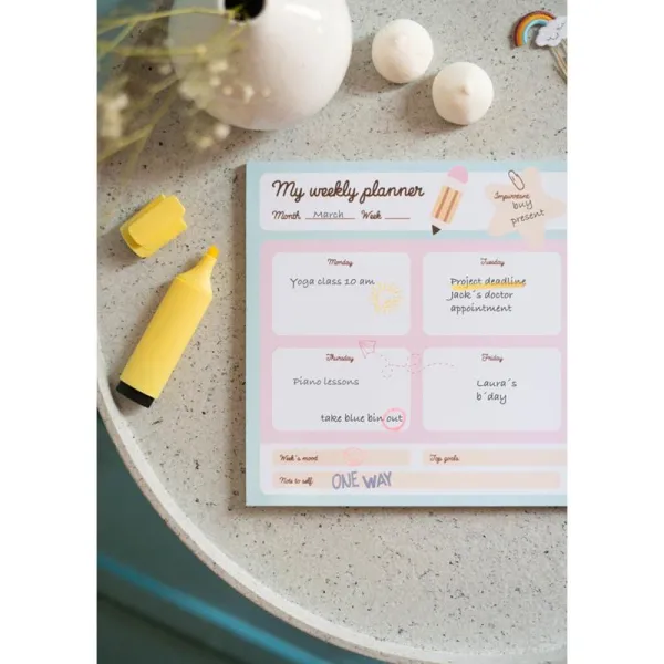 Pusheen - Weekly Planner from the Foodie Collection 54 A4 Pages