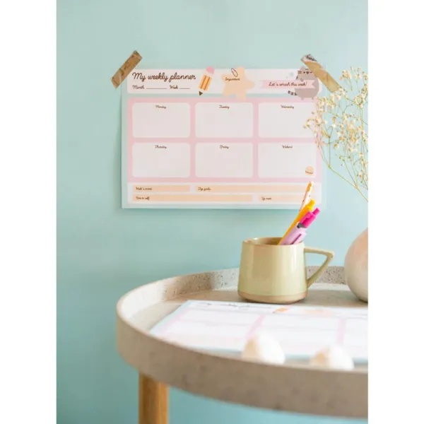 Pusheen - Weekly Planner from the Foodie Collection 54 A4 Pages