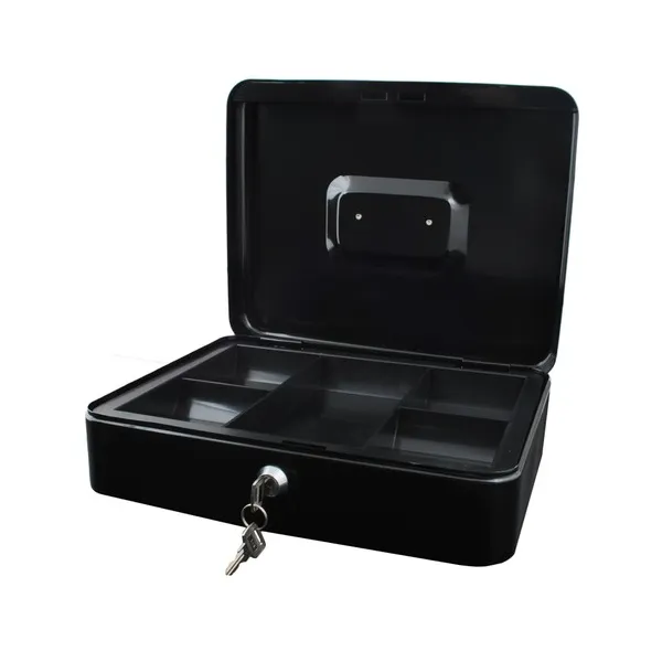 Large black cash box