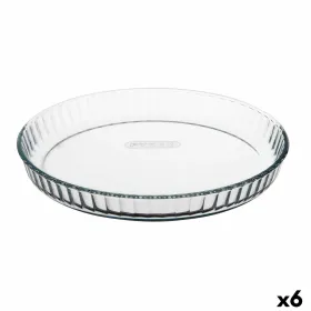 Pyrago kepimo forma Pyrex Classic Vidrio Skaidrus stiklas Plokščias Apskritas 27,7 x 27,7 x 3,5 cm 6 vnt.