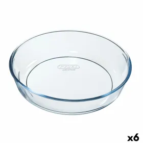 Pyrago kepimo forma Pyrex Classic Vidrio Skaidrus stiklas Apskritas 26 x 26 x 6 cm 6 vnt.