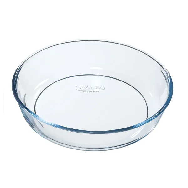 Pyrago kepimo forma Pyrex Classic Vidrio Skaidrus stiklas Apskritas 26 x 26 x 6 cm 6 vnt.