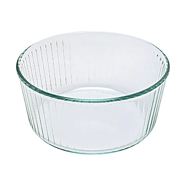 Oven Mould Pyrex Classic Souffle 21 x 21 x 10 cm Transparent Glass (4 Units)