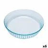 Krāsns Veidne Pyrex Classic Apaļš Caurspīdīgs 27 x 27 x 6 cm (6 gb.)