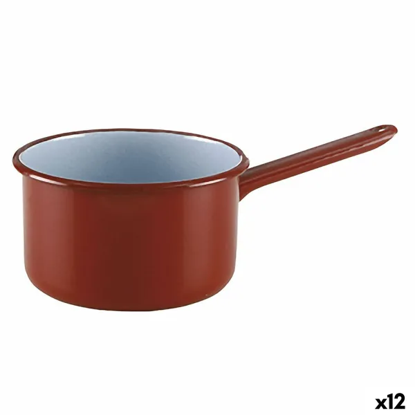 Kauss Quid Clasico Esmalte Sarkanbrūns Metāls Tērauds Ø 14 cm (12 gb.)
