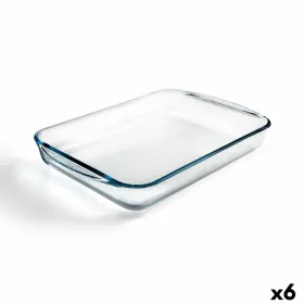 Uunivuoka Pyrex Classic Vidrio Läpinäkyvä Lasi Suorakulmainen 40 x 27 x 6 cm (6 osaa)