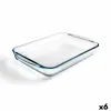 Krāsns Trauks Pyrex Classic Vidrio Caurspīdīgs Stikls Taisnstūra 40 x 27 x 6 cm (6 gb.)