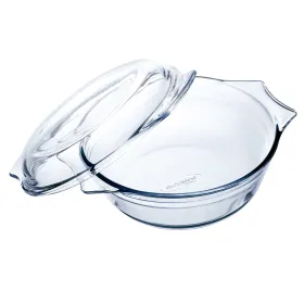 Форма для выпечки Ô Cuisine Ocuisine Vidrio Прозрачный Cтекло 23,5 x 20,5 x 10 cm С крышкой (3 штук)