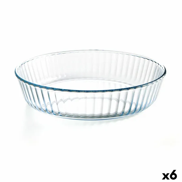 Krāsns Veidne Ô Cuisine Apaļš 26 x 26 x 5,9 cm Caurspīdīgs (6 gb.)