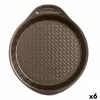 Orkaitė forma Pyrex Asimetria Apskritas Juoda Plokščias 27 x 4 cm (6 vnt.)