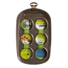 Форма для Кексов Pyrex Asimetria Чёрный 29 x 18 x 5 cm (6 штук)