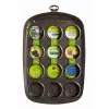 Форма для Кексов Pyrex Asimetria Чёрный 38 x 25 x 5 cm (6 штук)