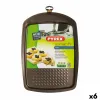 Orkaitė forma Pyrex Asimetria Stačiakampis Juoda Metalinis 33 x 25 cm (6 vnt.)
