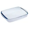 Taisnstūrveida Veidne Ô Cuisine Ocuisine Vidrio Caurspīdīgs Stikls 28 x 20 x 5 cm Taisnstūra (6 gb.)