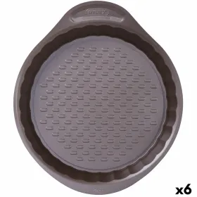 Krāsns Veidne Pyrex Asimetria Apaļš Melns 25 cm (6 gb.)