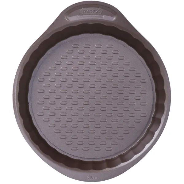 Uuni vuoka Pyrex Asimetria Pyöreä Musta 25 cm (6 osaa)