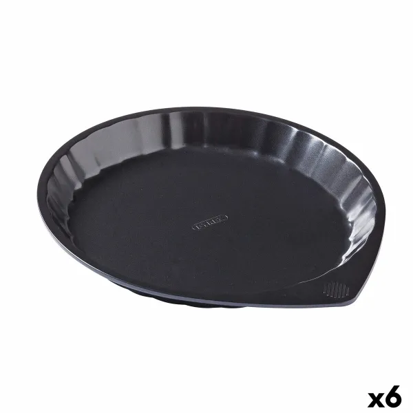 Kakkuvuoka Pyrex Magic Musta Metalli Tasapinta Pyöreä Ø 27 cm 6 osaa