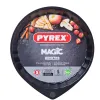 Pyrago kepimo forma Pyrex Magic Juoda Metalinis Plokščias Apskritas Ø 27 cm 6 vnt.