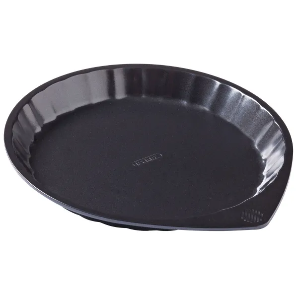 Kūkas Veidne Pyrex Magic Melns Metāls Plakans Apaļš Ø 30 cm 6 gb.