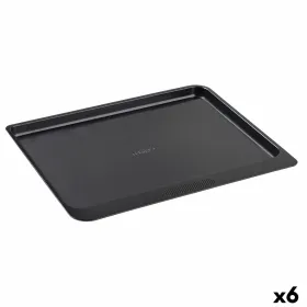 Uuni vuoka Pyrex Magic Musta Tasapinta Metalli 33 x 25 cm (6 osaa)