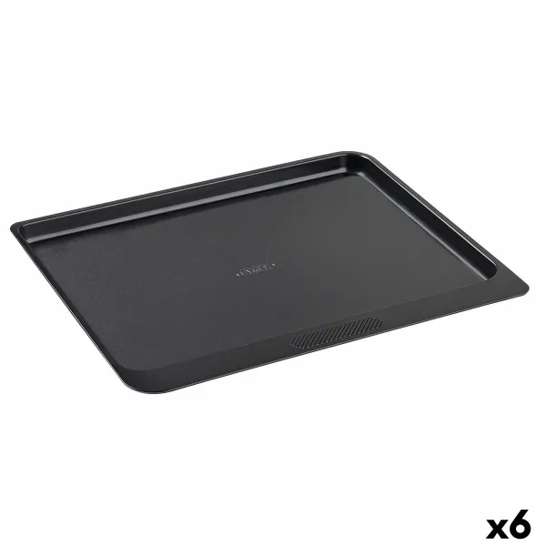 Uuni vuoka Pyrex Magic Musta Tasapinta Metalli 33 x 25 cm (6 osaa)