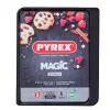 Uuni vuoka Pyrex Magic Musta Tasapinta Metalli 33 x 25 cm (6 osaa)