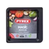 Форма для выпечки Pyrex Magic Квадратный Прямоугольный Чёрный Металл 24 x 24 cm (6 штук)
