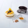 Irtopohjavuoka Pyrex Asimetria Pyöreä Musta Metalli Ø 14 cm (6 osaa)