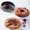Springform Pan Pyrex Asimetria Ring Black Metal 4 Units Ø 26 cm