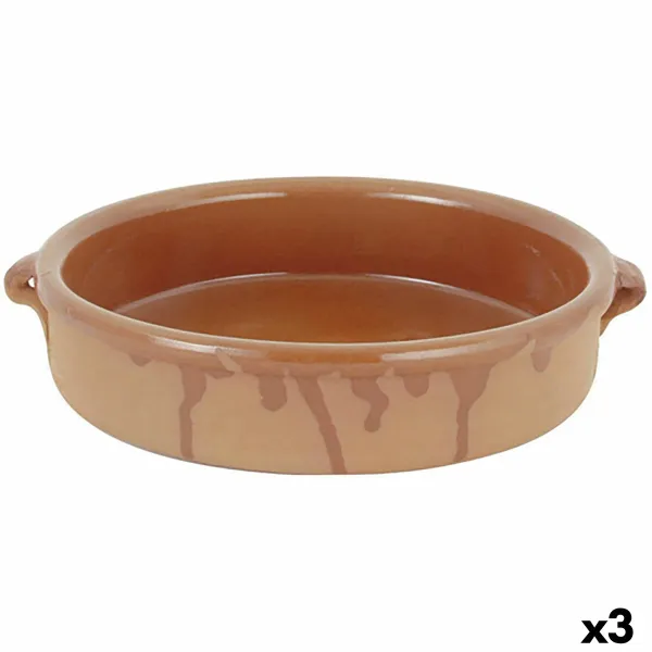 Saucepan Barro Clasico Brown Ceramic Ø 28 cm (3 Units)