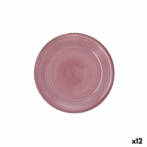 Jälkiruokalautanen Quid Vita Peoni Pinkki Keraminen 19 cm (12 osaa)