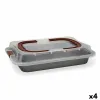 Orkaitė forma Quid Sweet Grey Juoda Metalinis 36 x 23 x 4,5 cm Su dangteliu (4 vnt.)