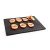 Šīfera Efekta Keramiskā Paplāte Quid Gastro Fresh Melns (40 x 30 cm) (12 gb.)