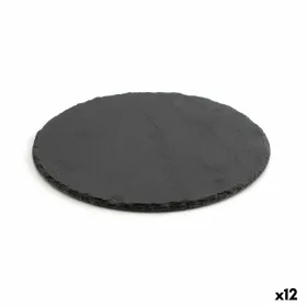 Šīfera Efekta Keramiskā Paplāte Quid Select Apaļš Melns (12 gb.)